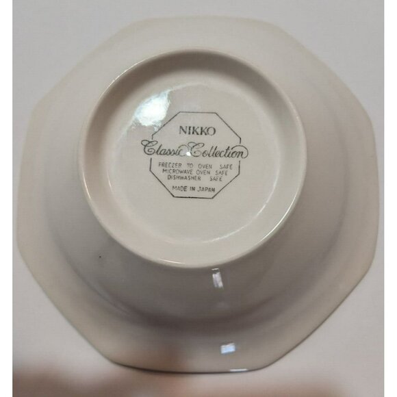 Vtg Nikko Japan Classic Collection 6-3/4"Soup/Salad/Dessert Bowl "Magenta" 4 - Picture 4 of 6